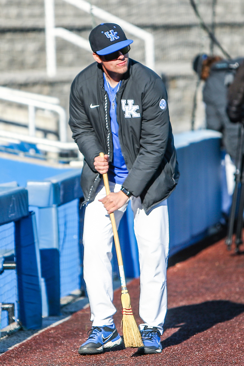 Sean Harney.

Kentucky sweeps Western Michigan 16-5.

Photo by Sarah Caputi | UK Athletics