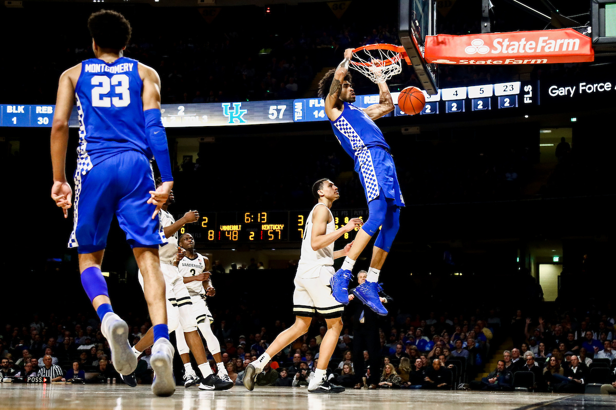 Nick Richards. EJ Montgomery.

Kentucky beat Vanderbilt 78-64.

Photo by Chet White | UK Athletics