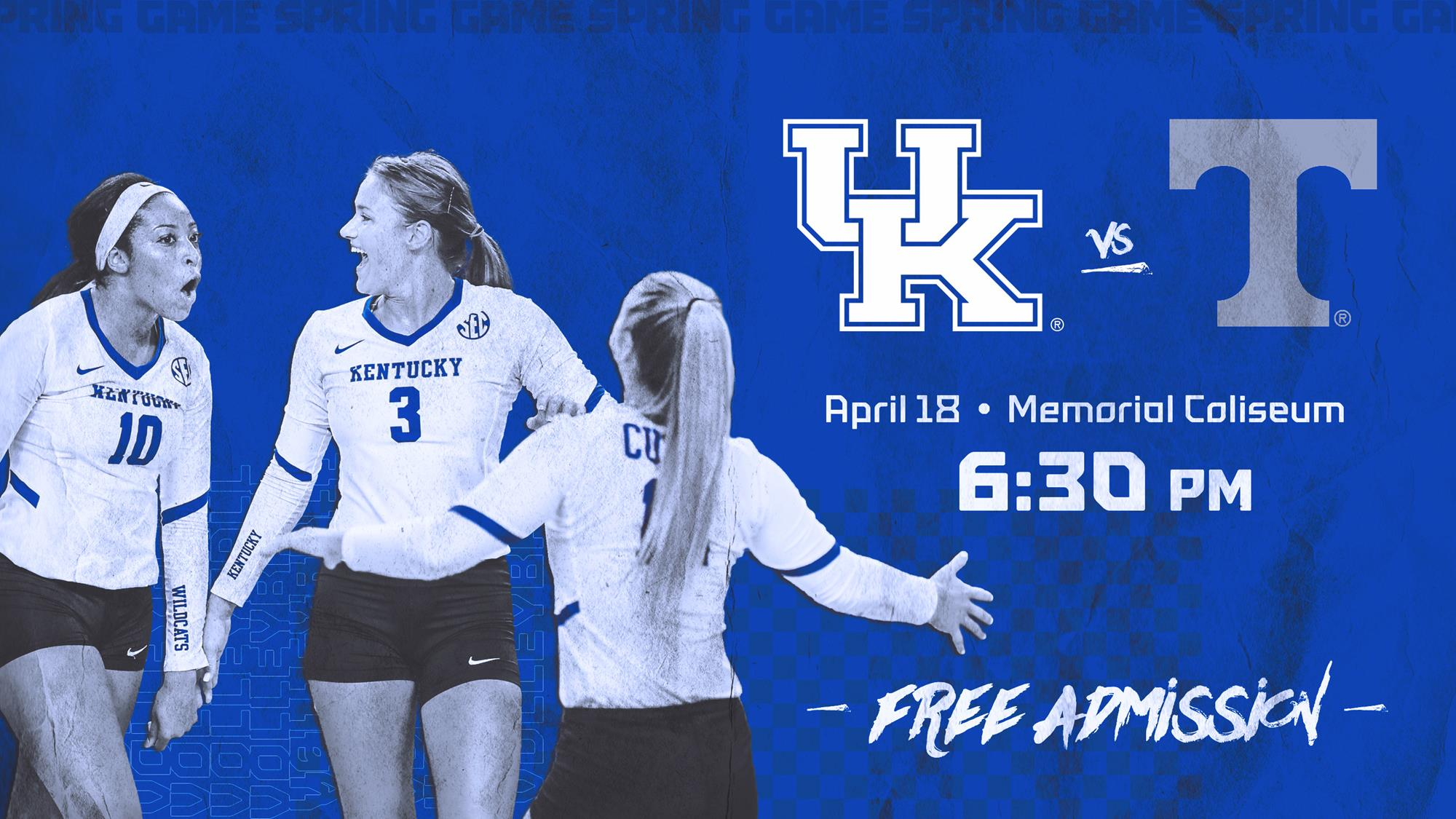 Volleyball to Play Tennessee on Thursday in Memorial