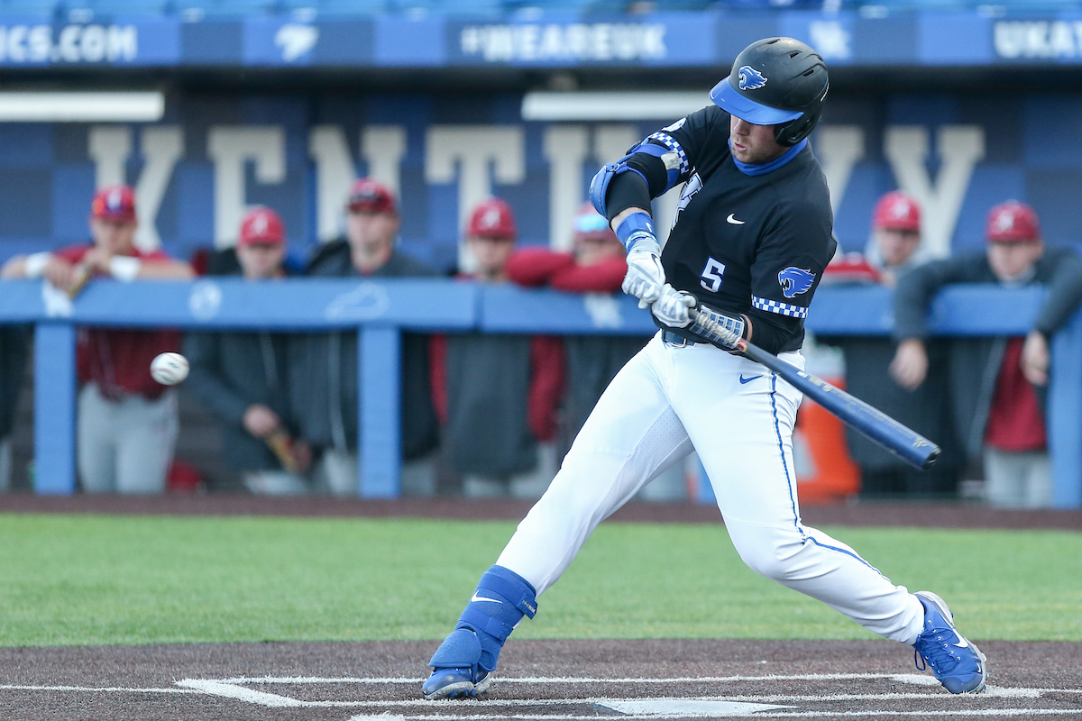 TJ Collett. 

Kentucky loses to Alabama 10 - 1.

Photo by Sarah Caputi | UK Athletics