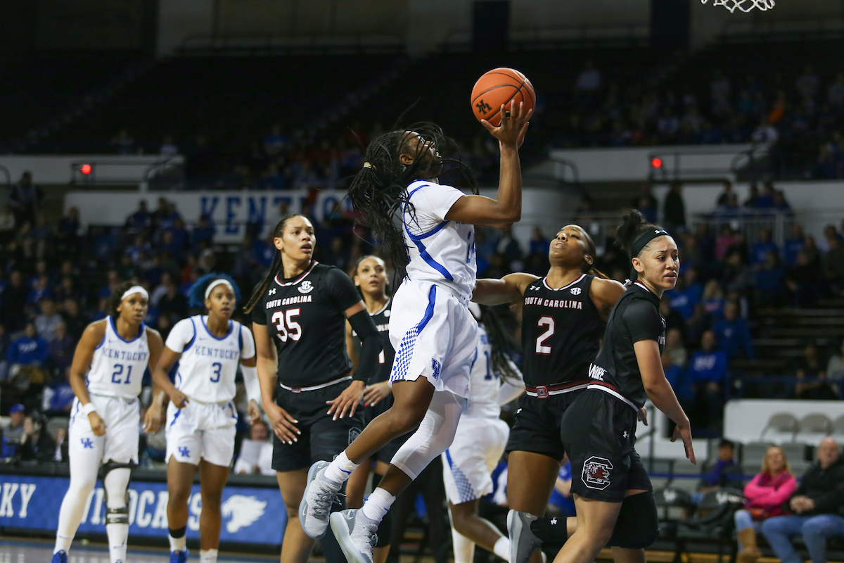 Taylor Murray

The UK Women's Basketball falls to South Carolina. 

Photo by Hannah Phillips | UK Athletics
