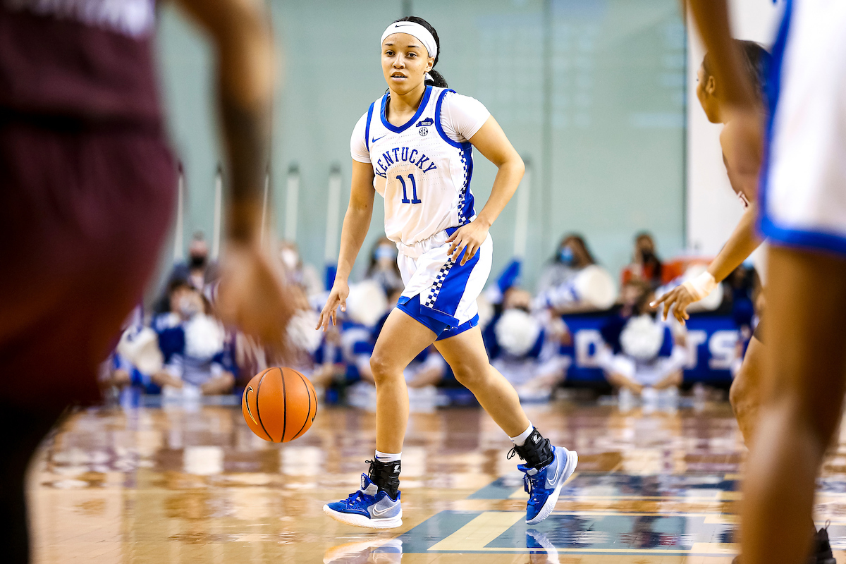 Jada Walker.

Kentucky beats Mississippi State 81-74.

Photo by Eddie Justice | UK Athletics