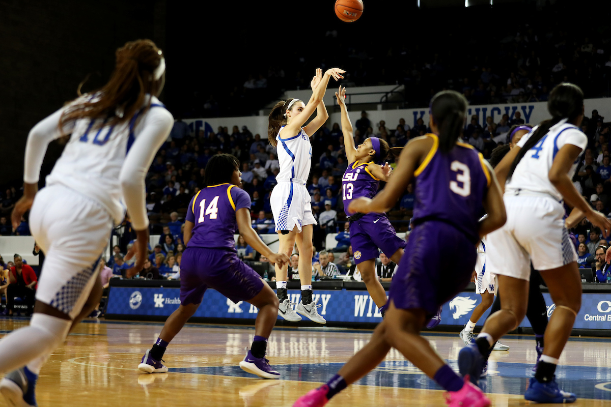 Maci Morris

The UK Women's Basketball team beat LSU on Senior Day on Sunday, February 24, 2019.

Photo by Britney Howard | UK Athletics