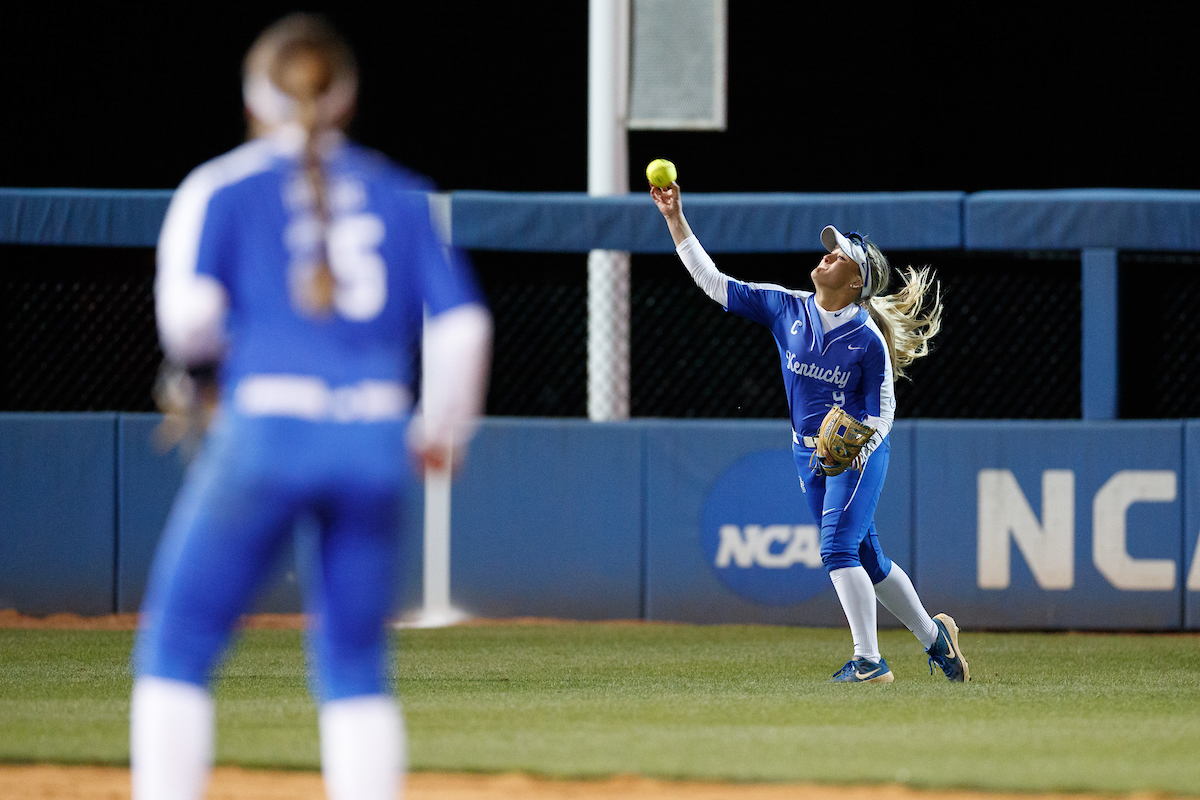 LAUREN JOHNSON.

Kentucky beats UofL 6-5.

Photo by Elliott Hess | UK Athletics