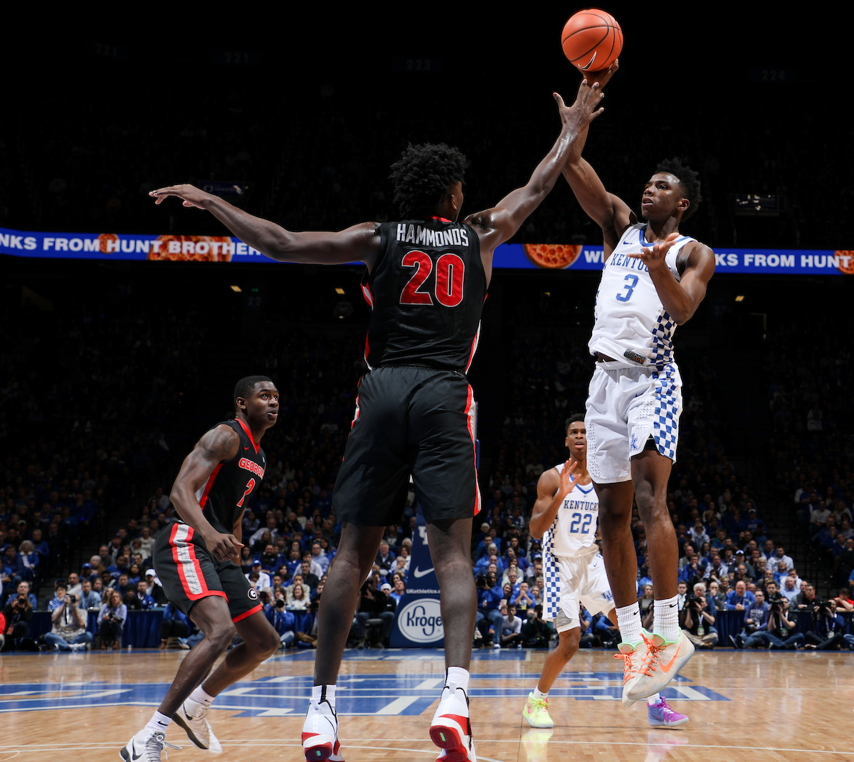 Hamidou Diallo.

The University of Kentucky men's basketball team beat Georgia 66-61 on Sunday, December 31, 2017 at Rupp Arena in Lexington, Ky.

Photo by Elliott Hess | UK Athletics
