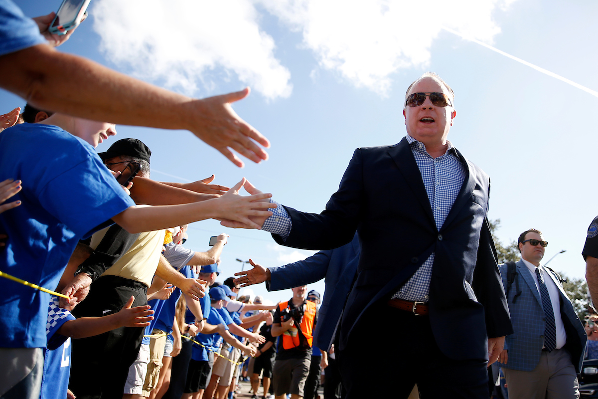 Mark Stoops

The UK Football team beat Penn State 27-24 in the Citrus Bowl.

Photo by Michael Reaves | UK Athletics