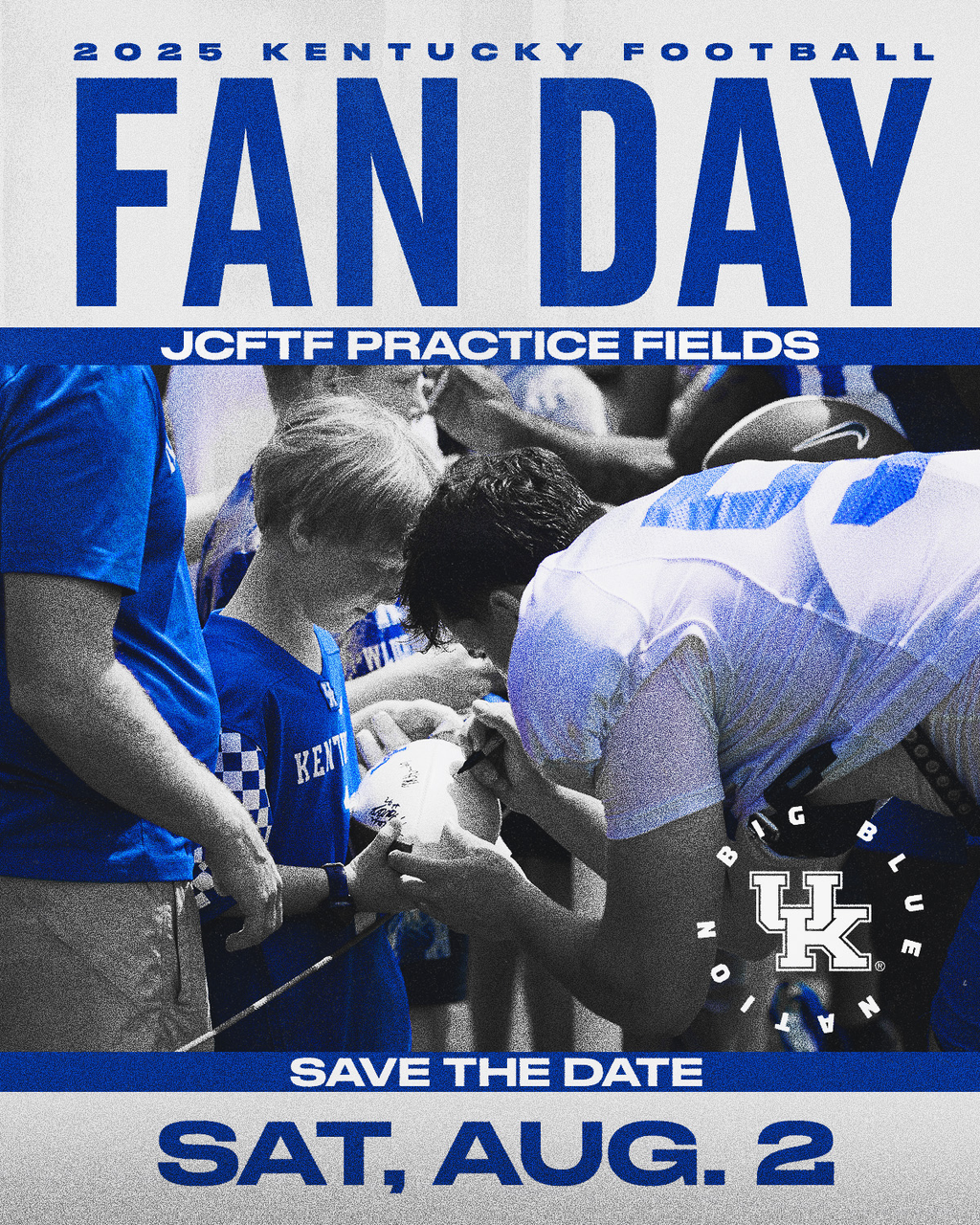 Save the Date - Kentucky Football Fan Day 2025