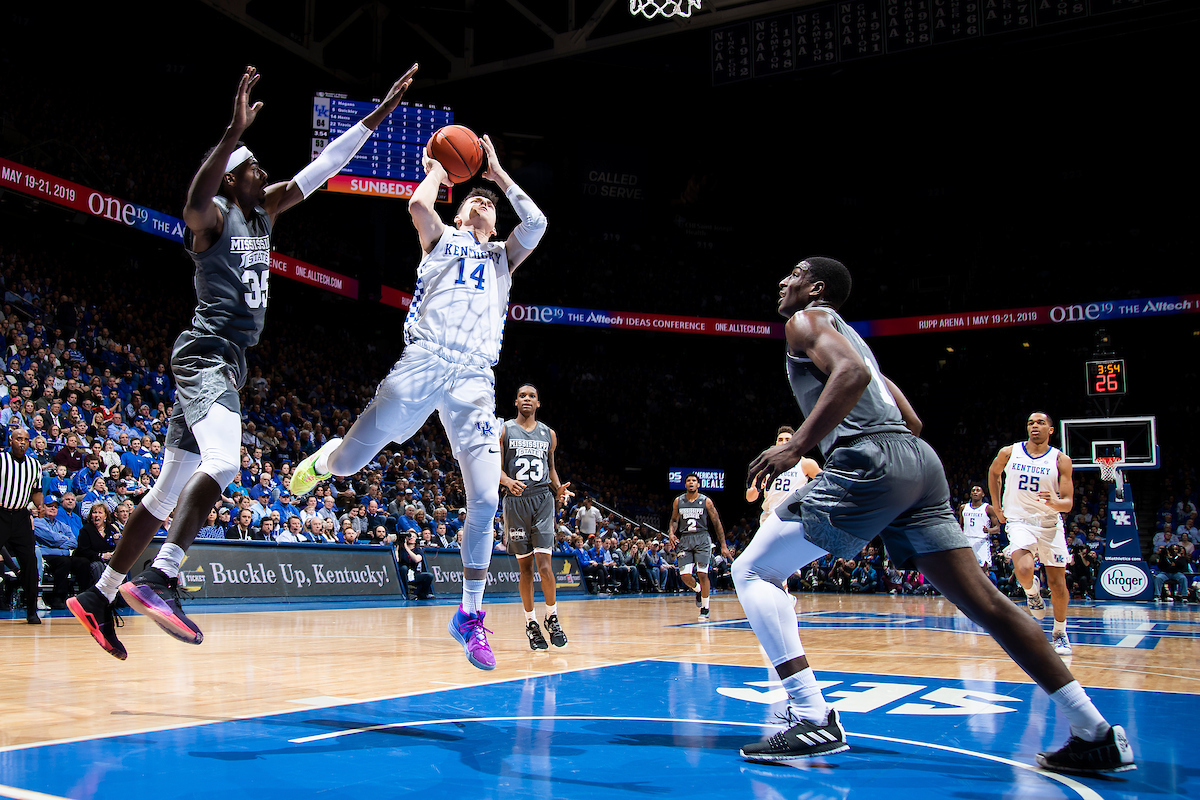 Kentucky men?s basketball defeated Mississippi State 76-55.

Photo by Chet White | UK Athletics