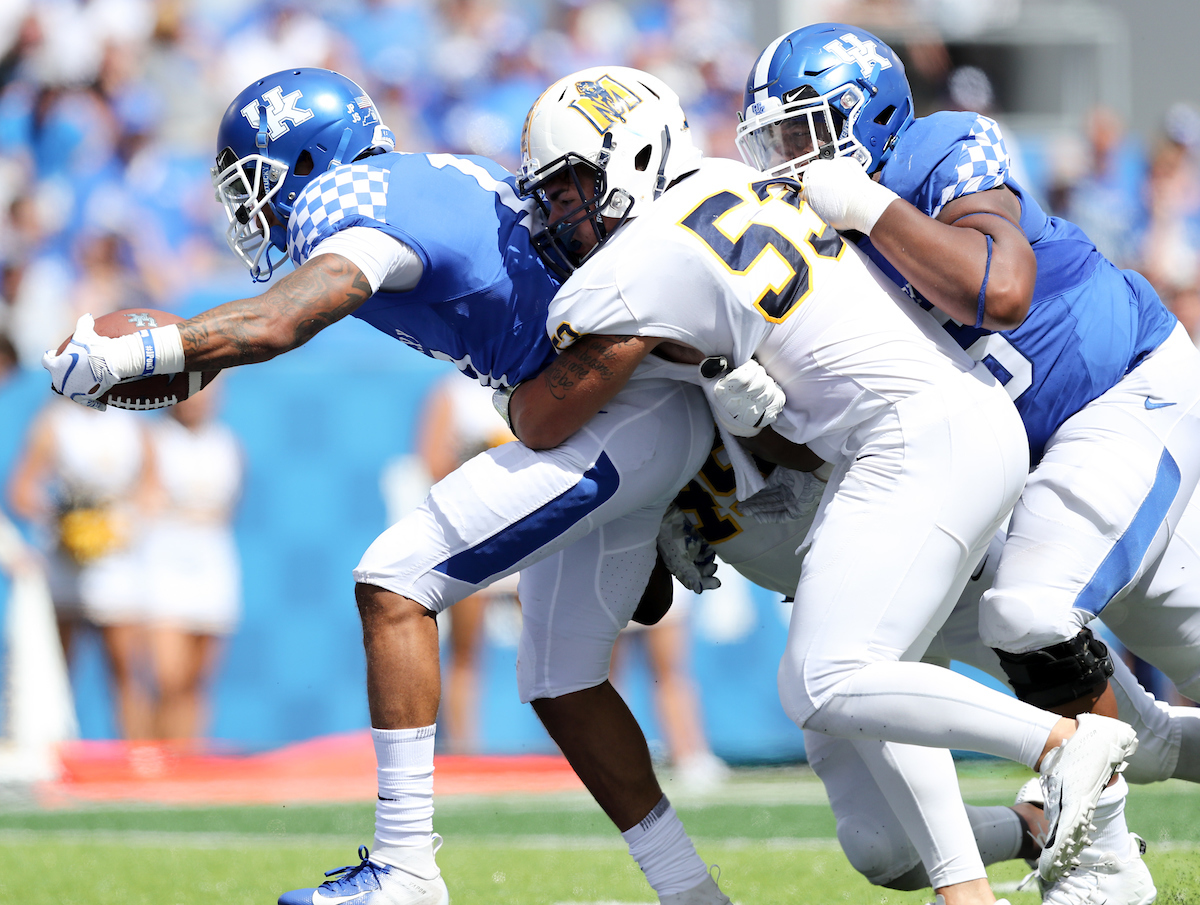 UK football beats Murray State 48-10.


Photo by Elliott Hess | UK Athletics