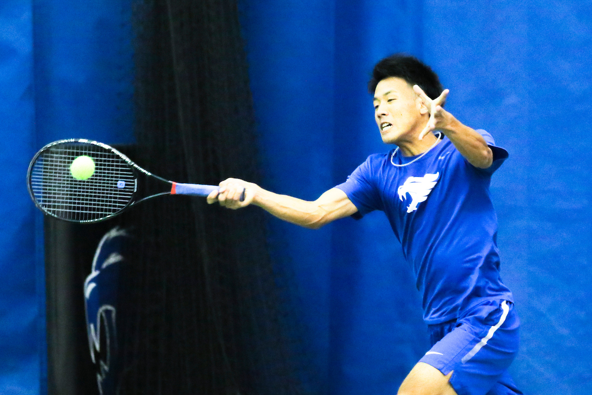 Ryo Matsumura. 

Kentucky men's tennis falls to Tennessee 0-4 on Sunday, April 14th..

Photo by Eddie Justice | UK Athletics