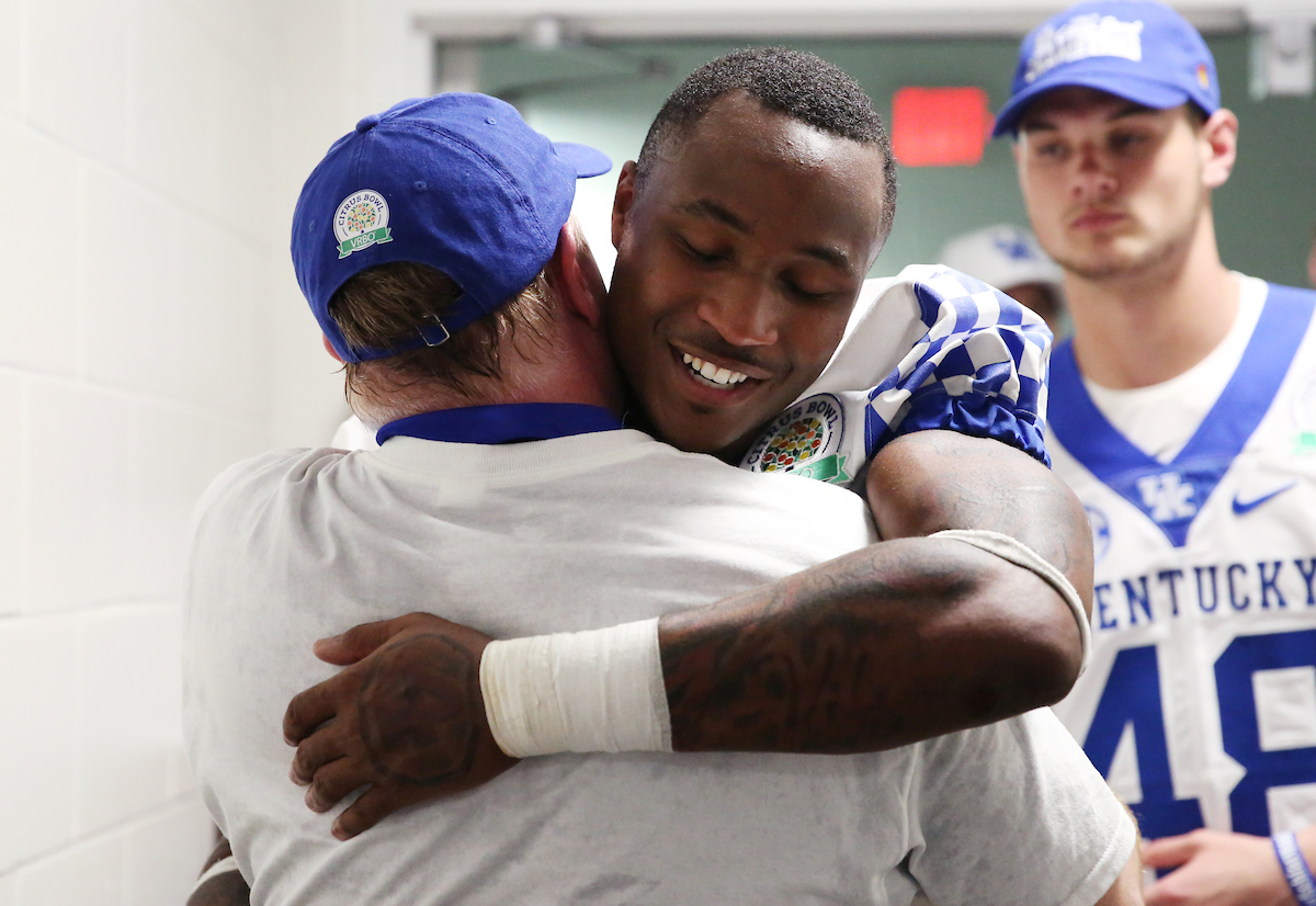 Derrick Baity
The UK Football team beat Penn State 27-24 in the Citrus Bowl. 

Photo by Britney Howard  | UK Athletics