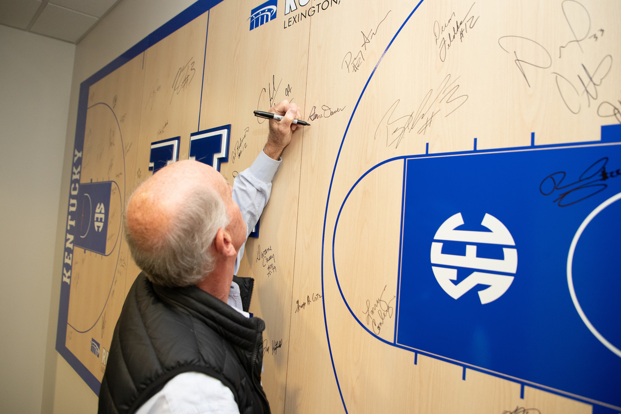 Gene Dauer

Men's Basketball Reunion Weekend.  Photo by Mark Mahan