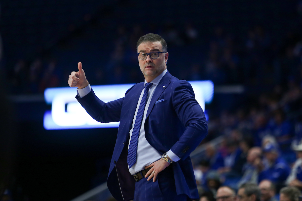 Matthew Mitchell

The UK Women's Basketball team beat Florida 62-51. 

Photo by Hannah Phillips | UK Athletics