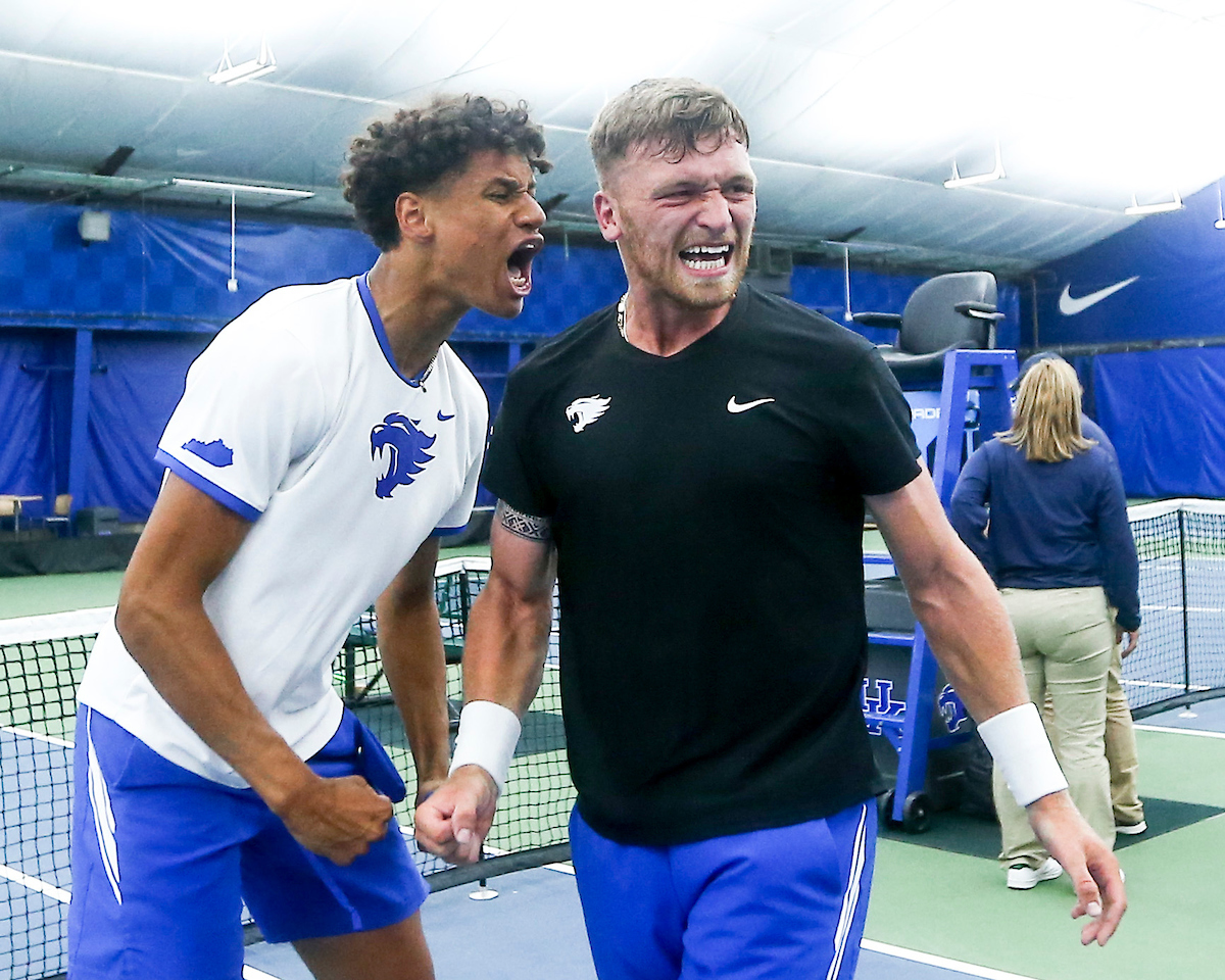 Gabriel Diallo, Millen Hurrion.

Kentucky defeats Wake Forest 4-2 in NCAA Tournament Sweet Sixteen.

Photo by Grace Bradley | UK Athletics