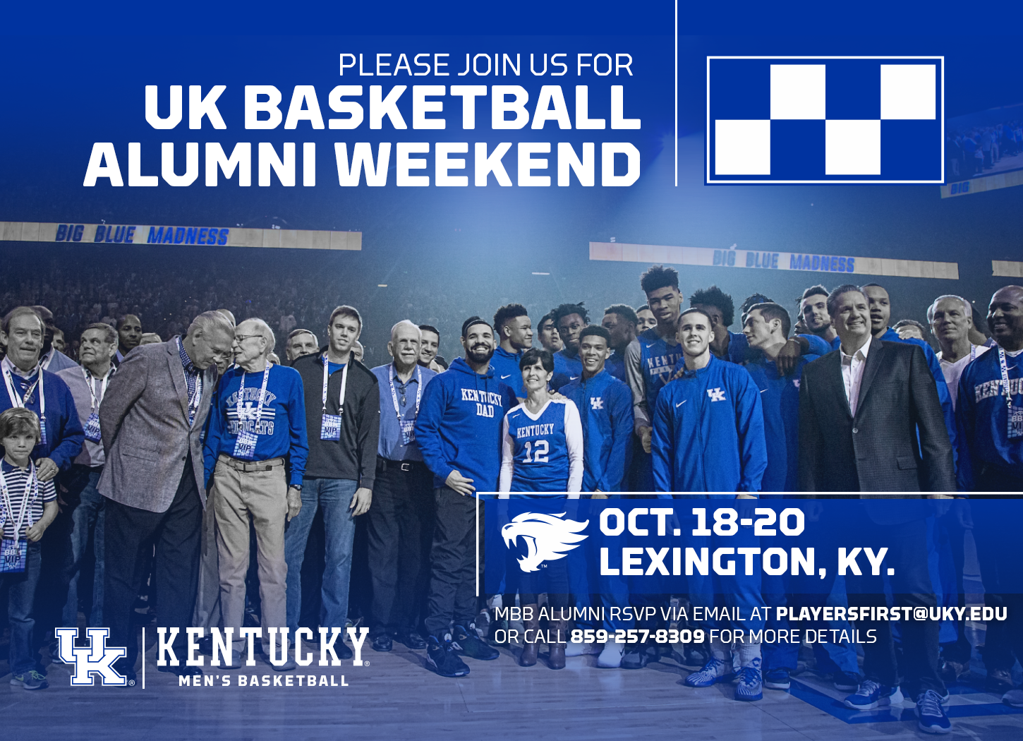 UK Men’s Basketball Alumni Weekend Set for Oct. 18-20