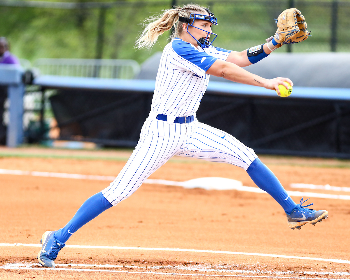 Autumn Humes. 

Kentucky defeats LSU 7-5. 

Photo by Eddie Justice | UK Athletics