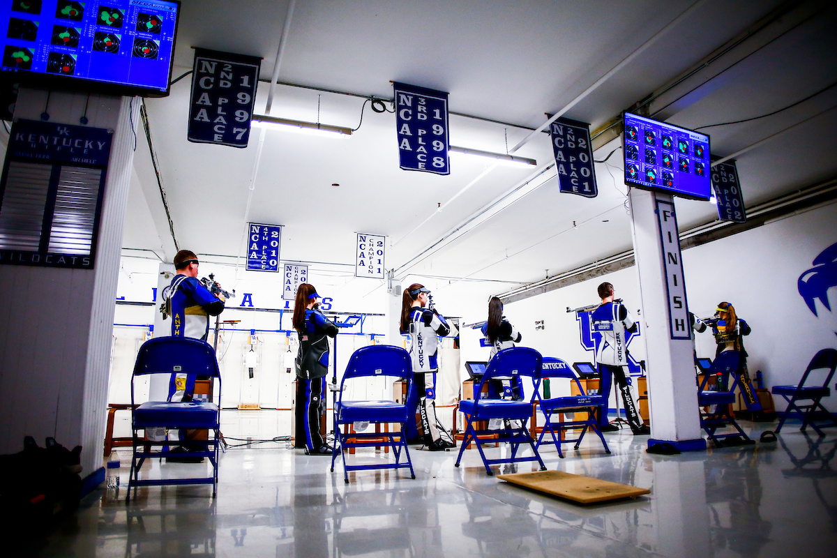 Air Rifle Starters.

UK Rifle v Akron.

Photo by Hannah Phillips | UK Athletics