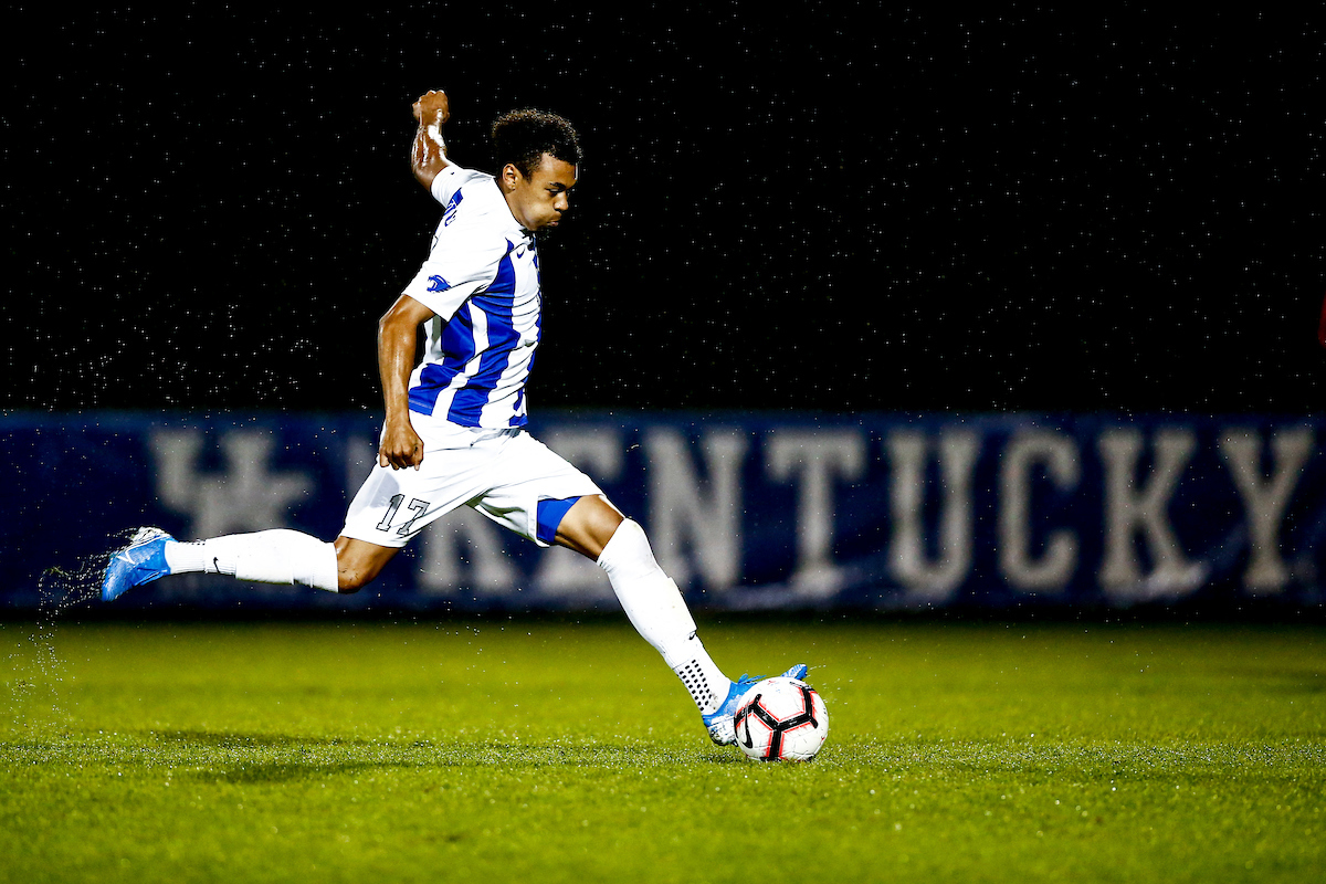 Elijah Borneo. 

Kentucky defeats Wright State University 7-1. 

Photo by Eddie Justice | UK Athletics