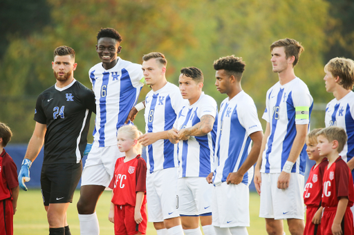 Aime Mabika

UK tied Xavier 2-2 in double OT. 

Photo by Hannah Phillips | UK Athletics