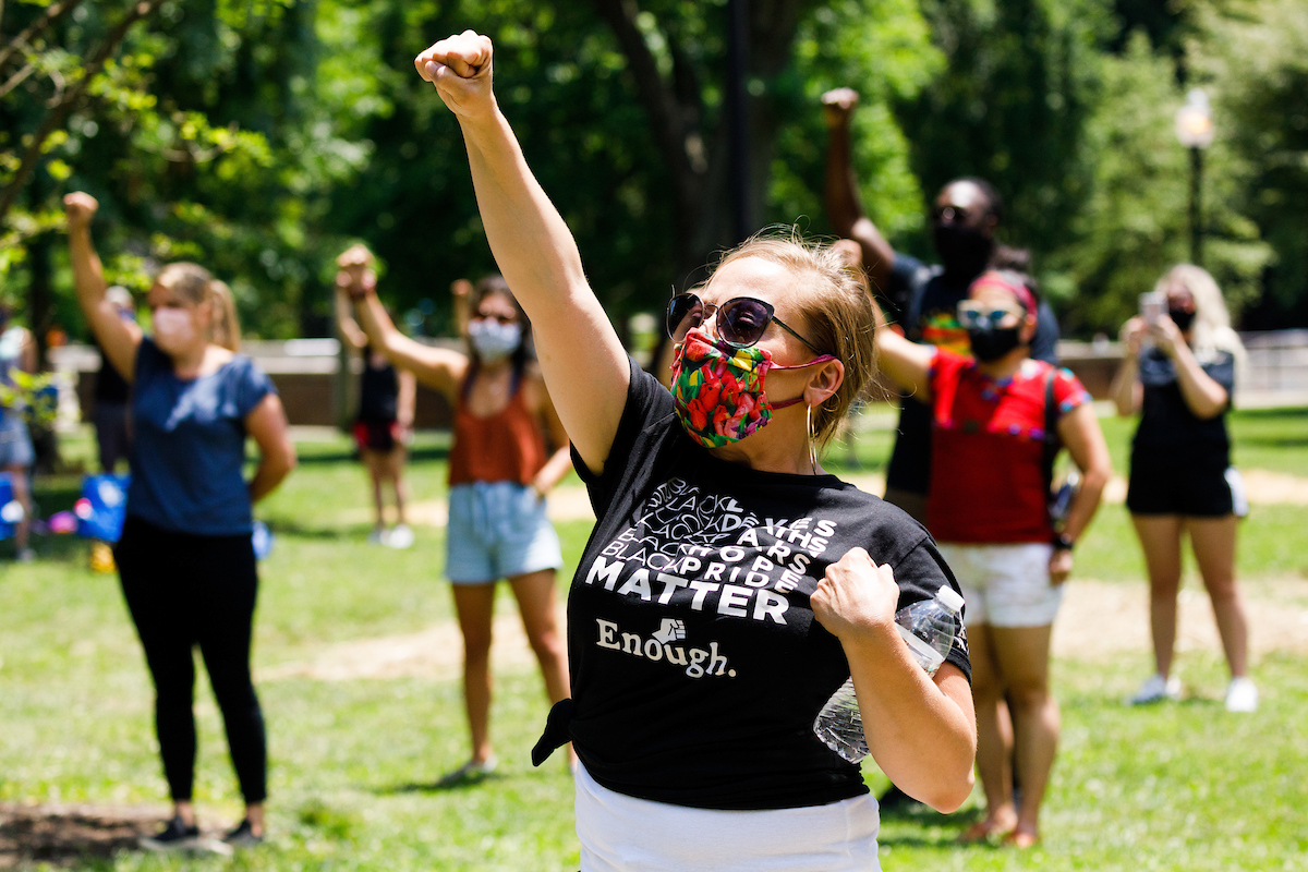 Walk Forward Lexington.

Photo by Elliott Hess | UK Athletics