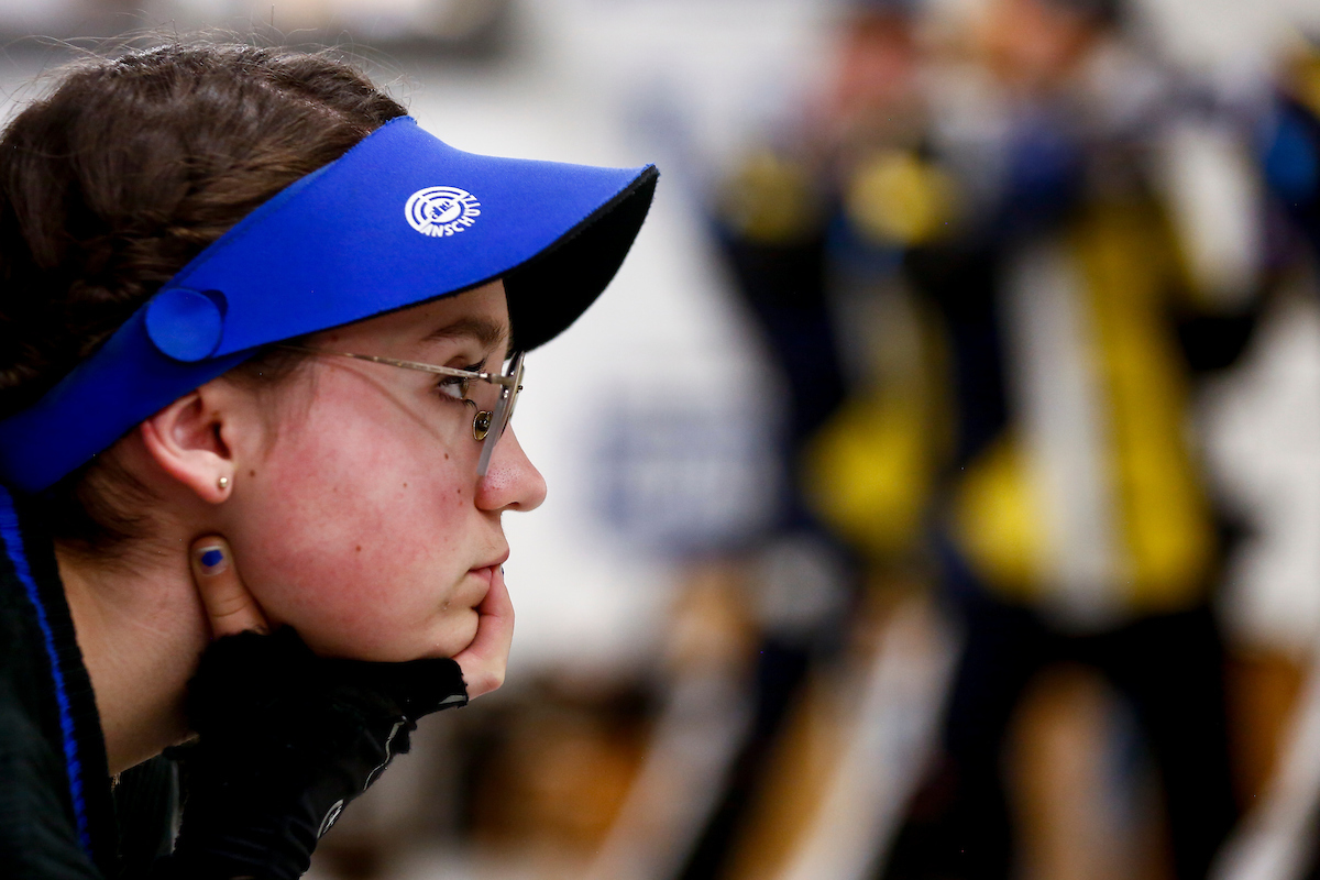 Mary Tucker. 

Kentucky Rifle vs the Navy. 

Photo by Eddie Justice | UK Athletics