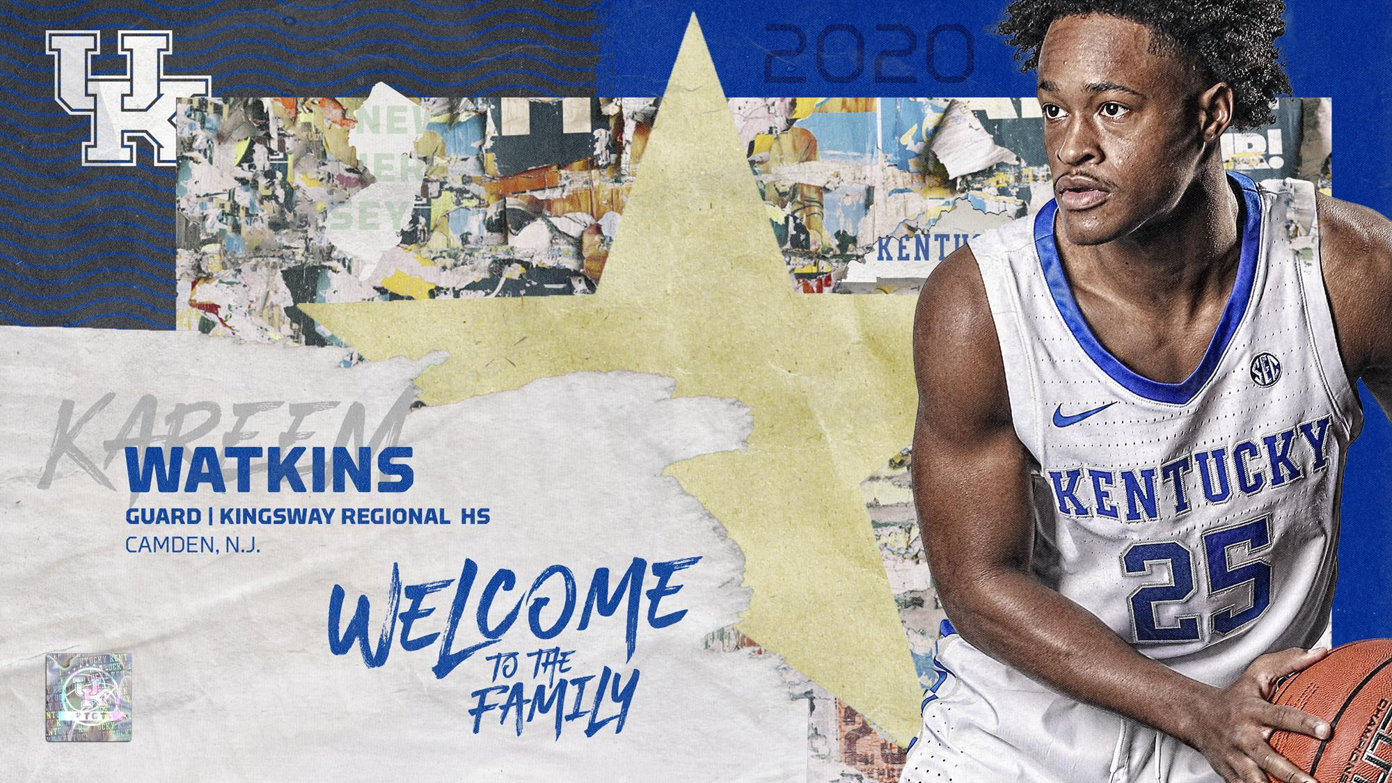 Kentucky Men’s Basketball Adds Guard Watkins to Roster