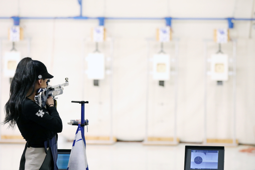 Ruby Gomes.

Kentucky Rifle hosts WVU.

Photo by Quinn Foster | UK Athletics