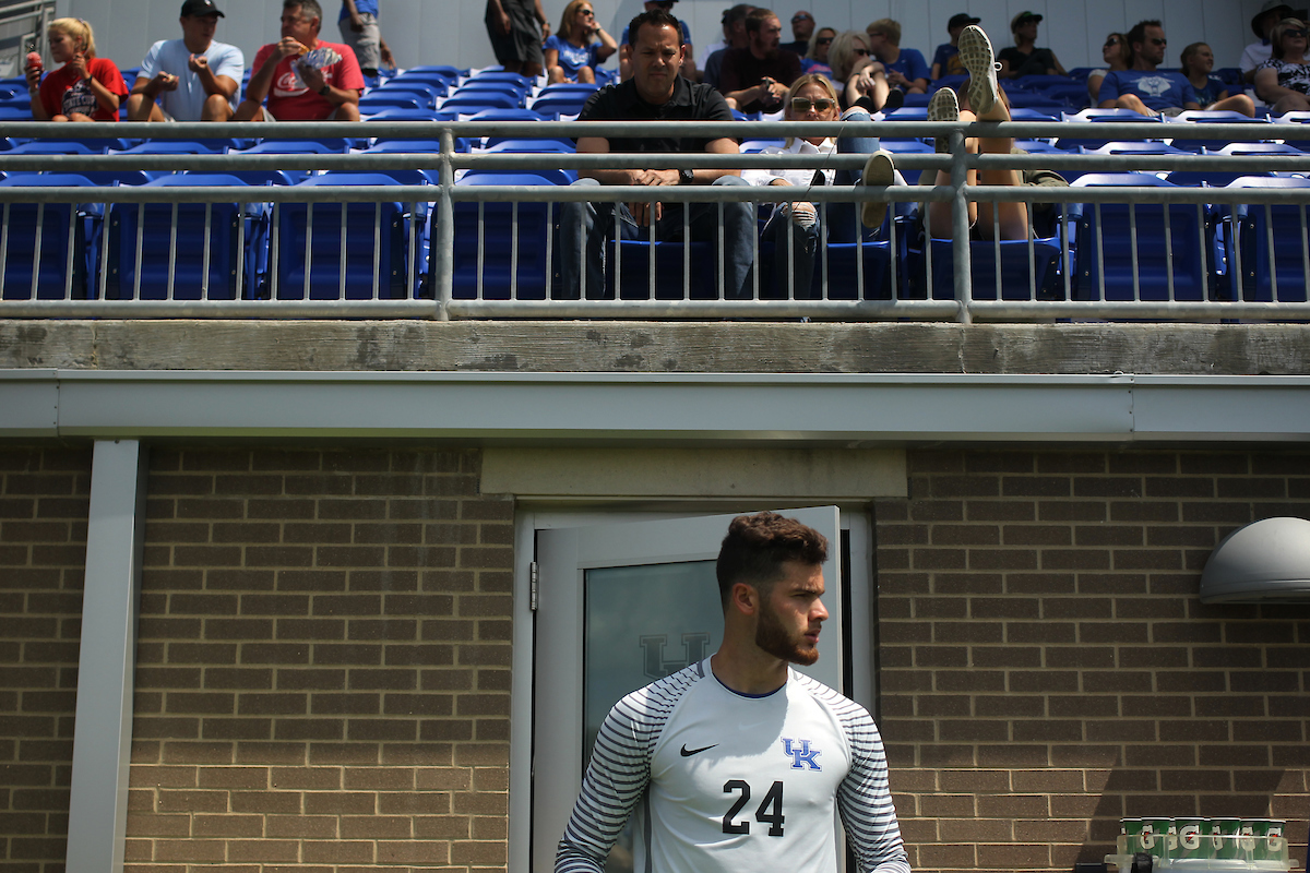 Enrique Facusse.

Kentucky men's soccer in action again S. Louis University in an exhibition match on Sunday, August 12th, 2018 at The Bell in Lexington, Ky.

Photo by Quinlan Ulysses Foster I UK Athletics
