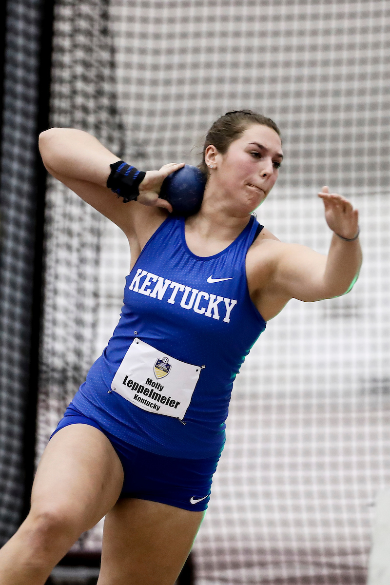 Molly Leppelmeier.

Day 2. SEC Indoor Championships.

Photos by Chet White | UK Athletics