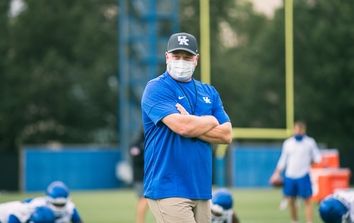 Mark Stoops

UK Football Preseason Practice 2020

Photo by Brian Moriarty - UK Football