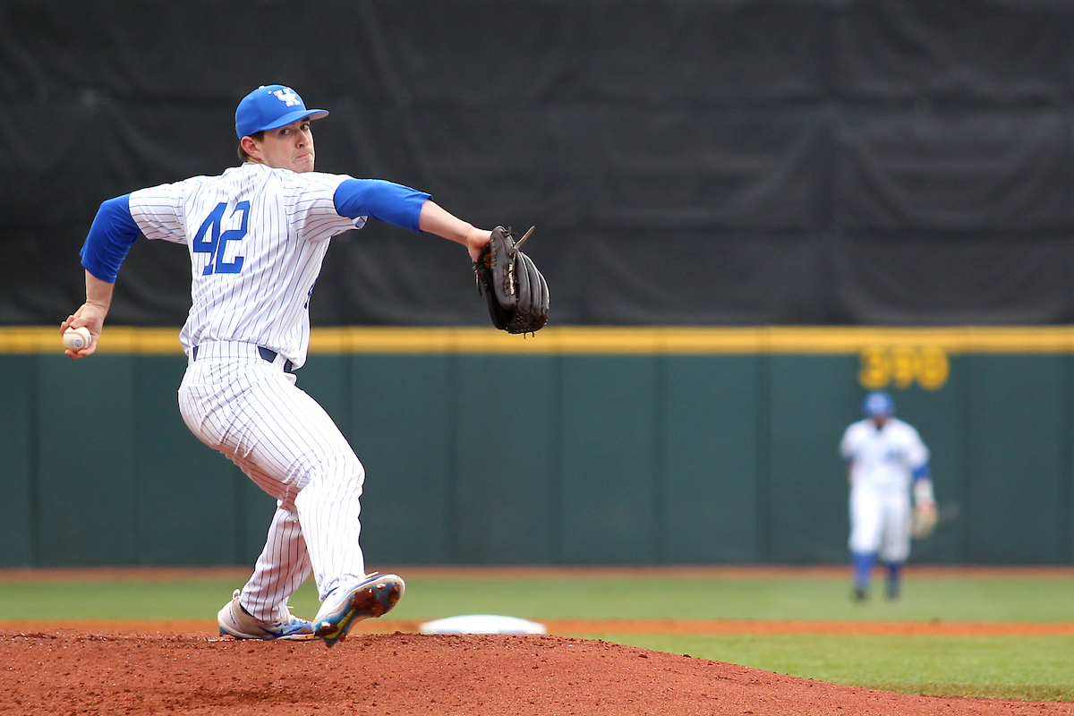 Brad Schaenzer.

The University of Kentucky baseball team falls to NKU on Wednesday, March 7th, 2018, at Cliff Hagan Stadium in Lexington, Ky.

Photo by Quinn Foster I UK Athletics