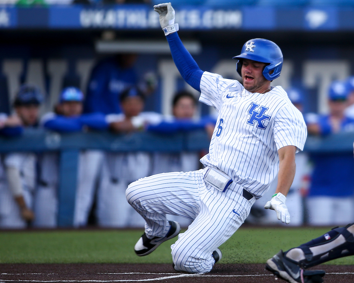 Jacob Plastiak.

Kentucky defeats Dayton 12-1.

Photo by Grace Bradley | UK Athletics