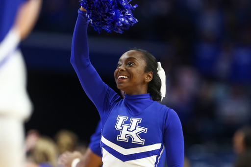 Cheerleader.

Kentucky loses to Louisville 67-66,

Photo by Grace Bradley | UK Athletics