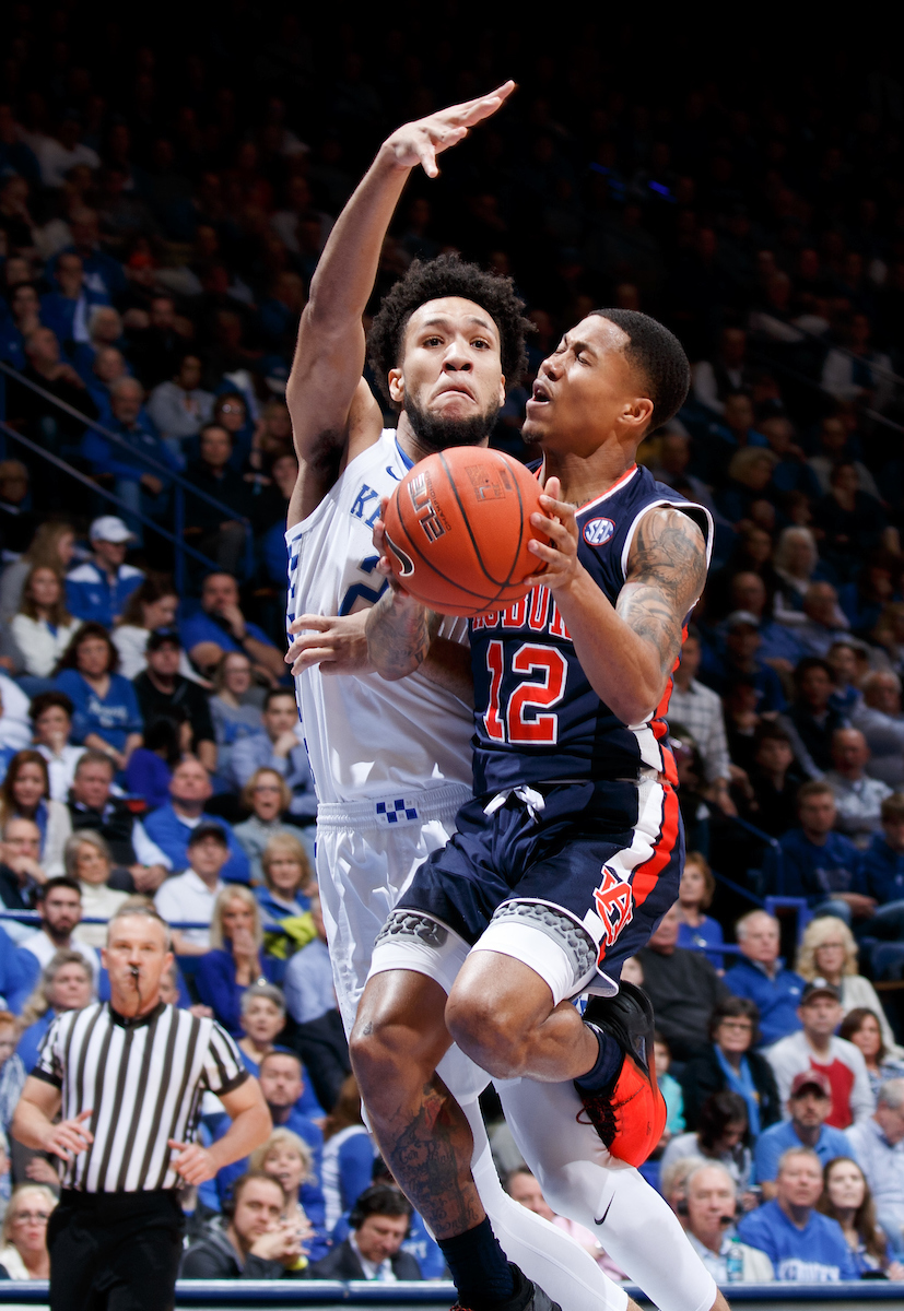EJ Montgomery.


Kentucky beats Auburn, 80 - 53.

Photo by Elliott Hess | UK Athletics