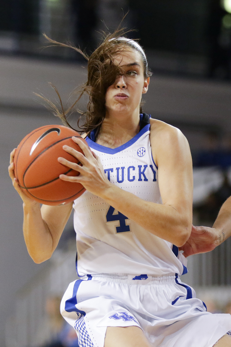 Maci Morris. 

The UK women's basketball team falls to South Carolina.

Photo by Eddie Justice | UK Athletics
