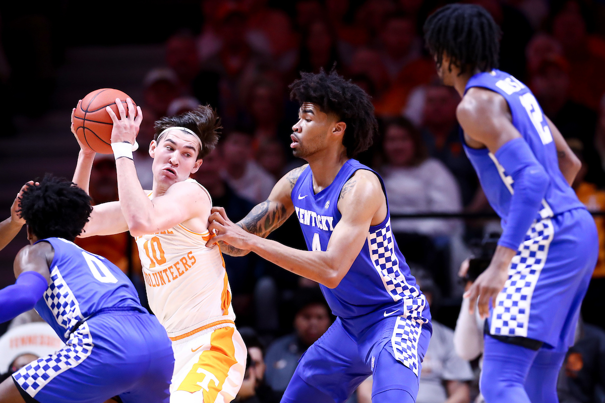 Nick Richards.

Kentucky beat Tennessee, 77-64.

Photo by Elliott Hess | UK Athletics