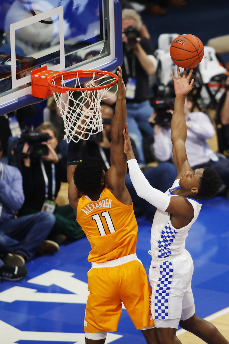 Ashton Hagans.

Kentucky beat Tennessee 86-69..

Photo by Quinn Foster | UK Athletics