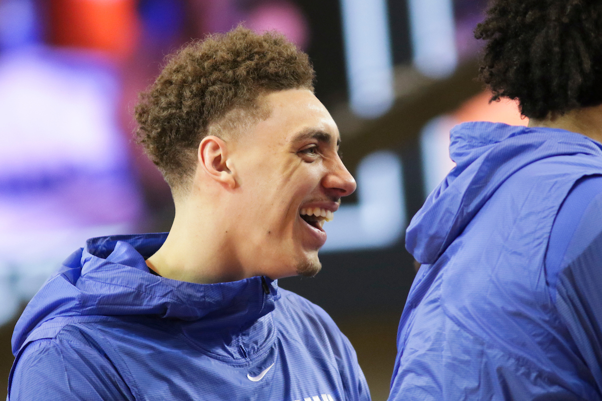 Game Day. Reid Travis. 

College Game Day.

Photo by Eddie Justice | UK Athletics