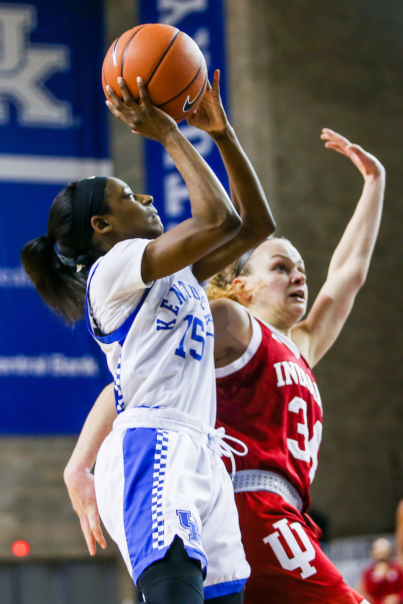 Chasity Patterson.

Kentucky beats Indiana 72-68.

Photo by Hannah Phillips | UK Athletics