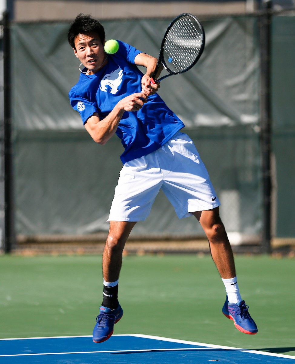 Ryo Matsumura.


The University of Kentucky Mens Tennis team takes on Virginia Mens Tennis 

Photo by Isaac Janssen | UK Athletics