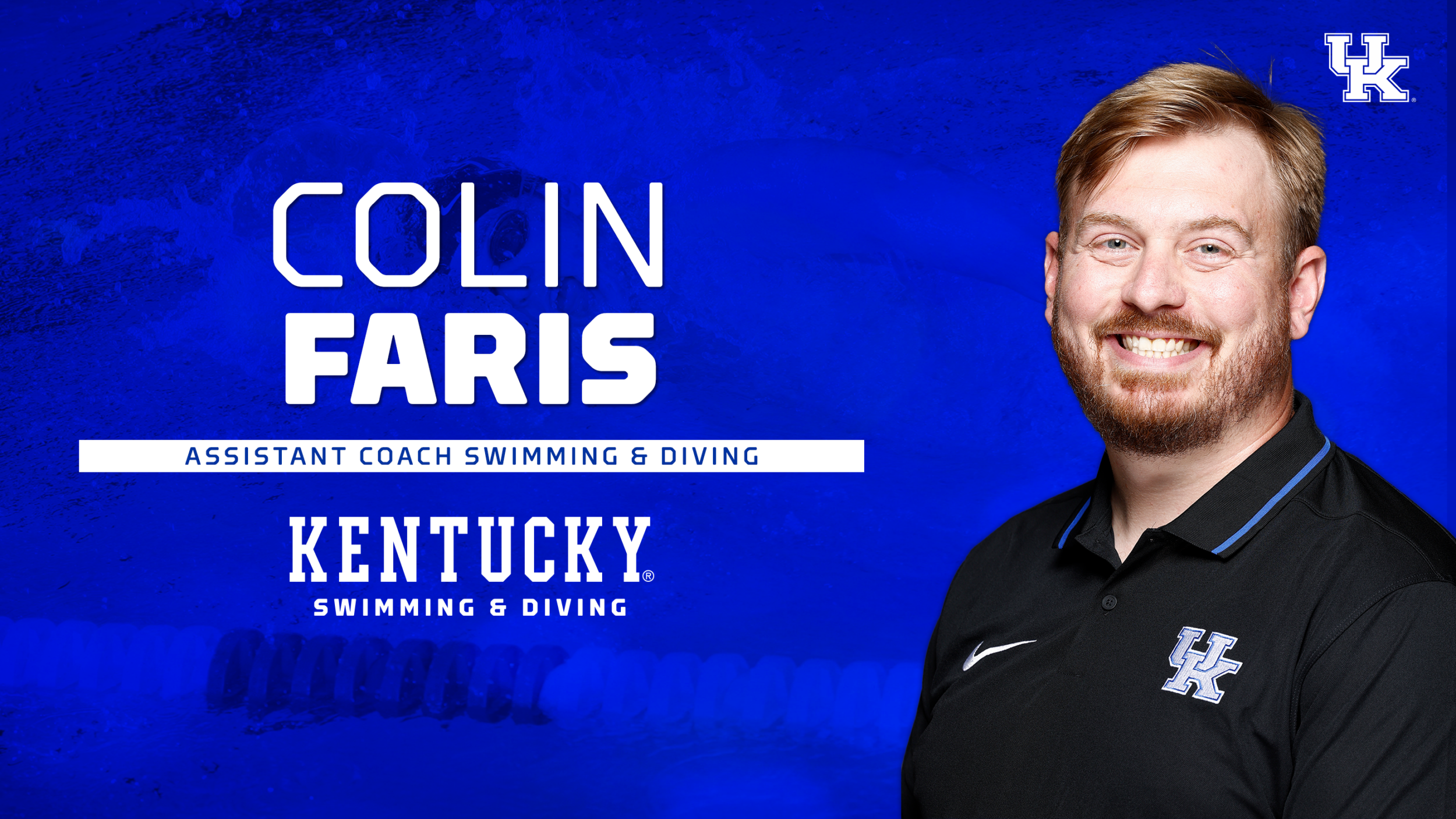 Colin Faris Back in the Bluegrass as Swim & Dive Assistant