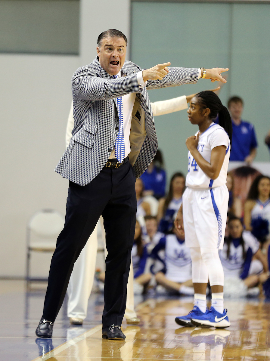 Matthew Mitchell

The University of Kentucky women's basketball team falls to Mississippi State on Senior Day on Sunday, February 25, 2018 at the Memorial Coliseum.

Photo by Britney Howard | UK Athletics