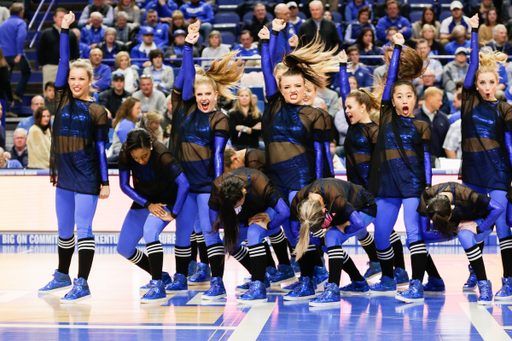 Dance team. 

Kentucky men's basketball defeated Mississippi state 76-55.

Photo by Eddie Justice | UK Athletics