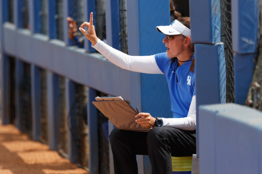 COACH RACHEL LAWSON.

Kentucky beats Notre Dame, 4-0.

Photo by Elliott Hess | UK Athletics