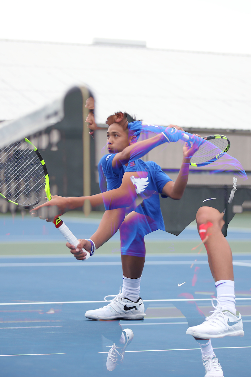 Ying-Ze Chen.

University of Kentucky men's tennis vs. Georgia.

Photo by Quinn Foster | UK Athletics