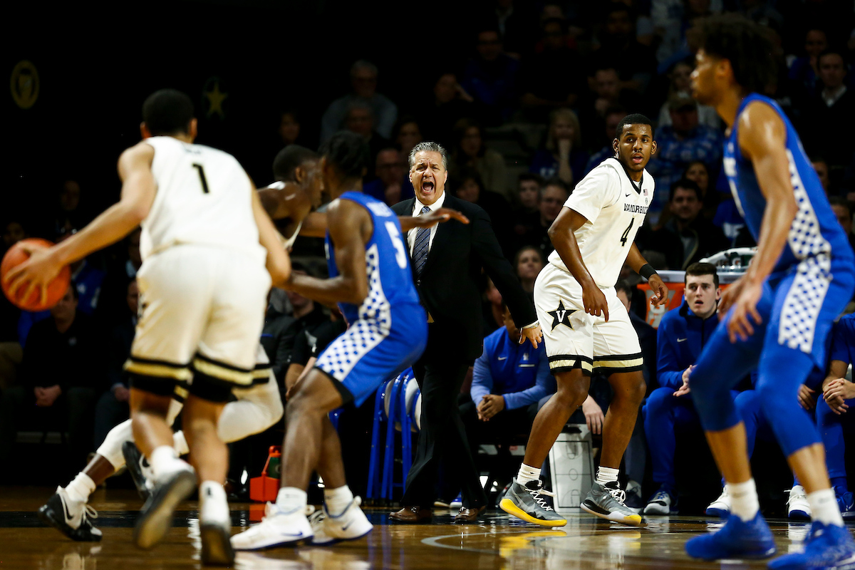 John Calipari.

Kentucky beat Vanderbilt 78-64.

Photo by Chet White | UK Athletics