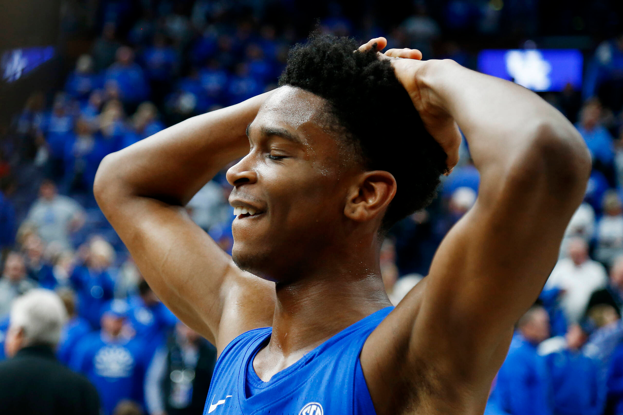 Shai Gilgeous-Alexander.

The University of Kentucky men's basketball team beat Tennessee 77-72 to claim the 2018 SEC Men's Basketball Tournament championship at Scottrade Center in St. Louis, Mo., on Sunday, March 11, 2018.

Photo by Chet White | UK Athletics