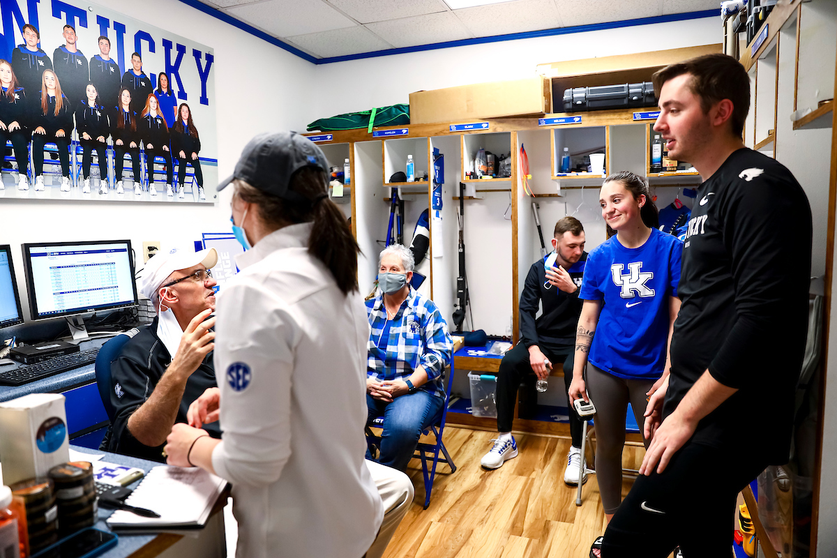 Locker Room. 

Kentucky Rifle vs Morehead St.

Photo by Eddie Justice | UK Athletics