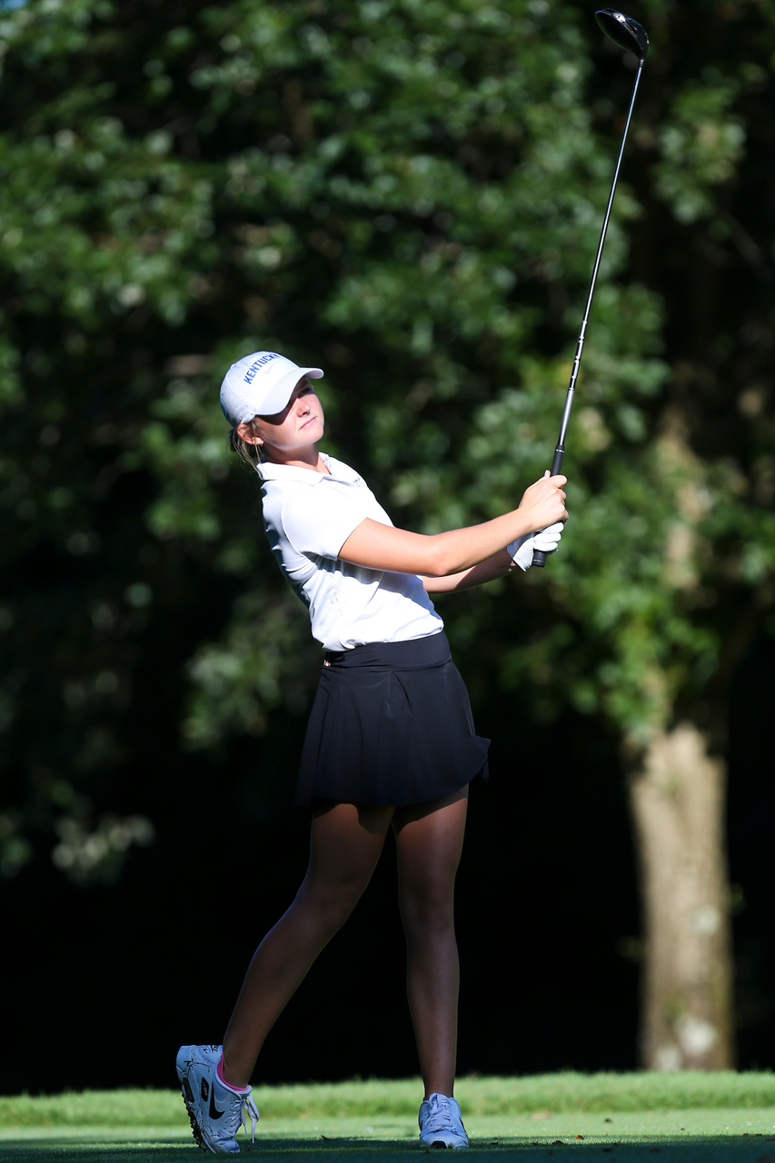 Laney Frye.

Kentucky womenâ??s golf practice.

Photo by Grace Bradley | UK Athletics