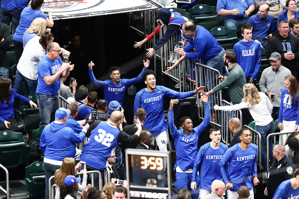 Team.

Men's basketball falls to Duke 118-84.


Photo by Elliott Hess | UK Athletics